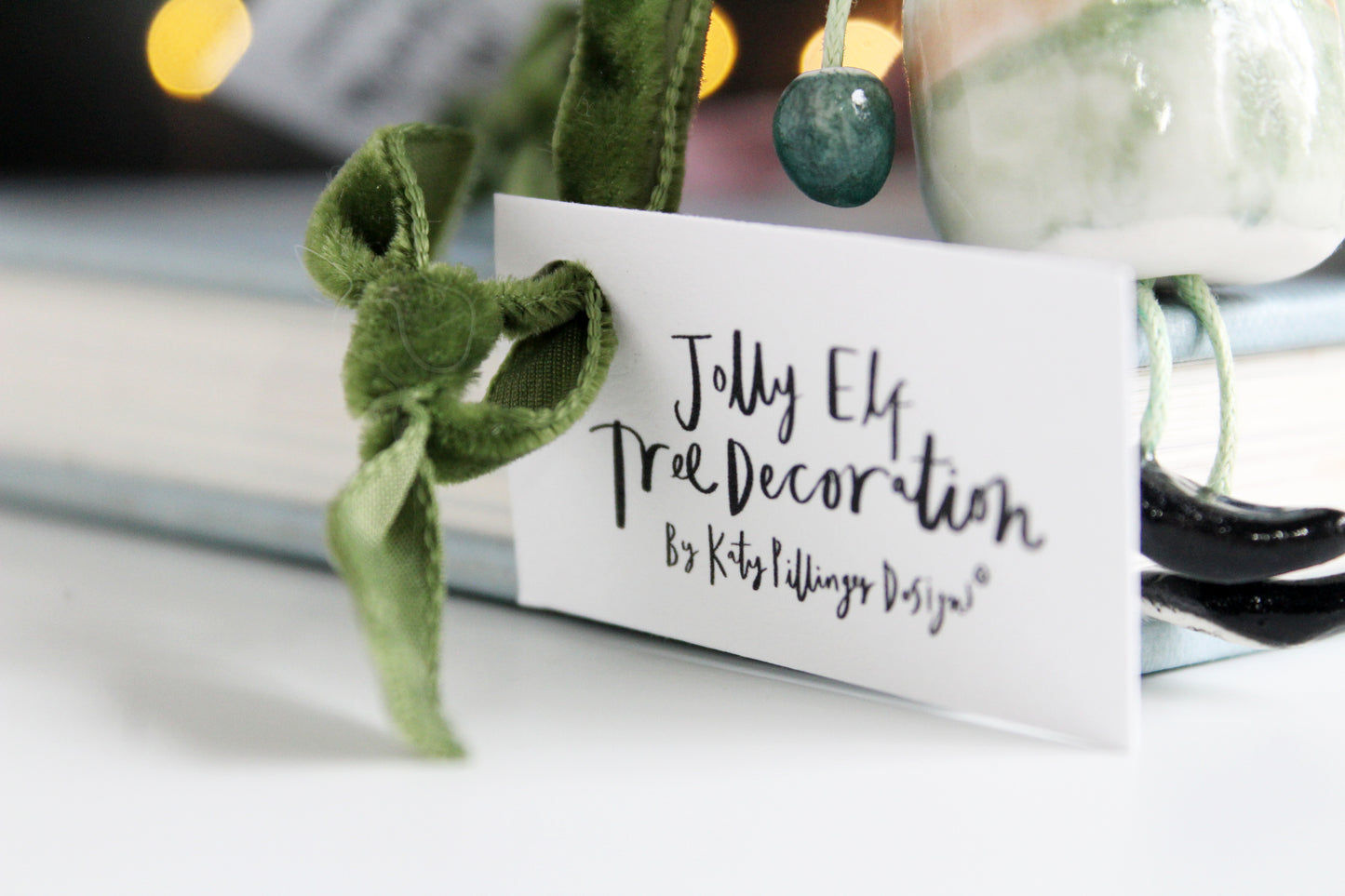 Elf in Lederhosen Christmas Tree Decoration