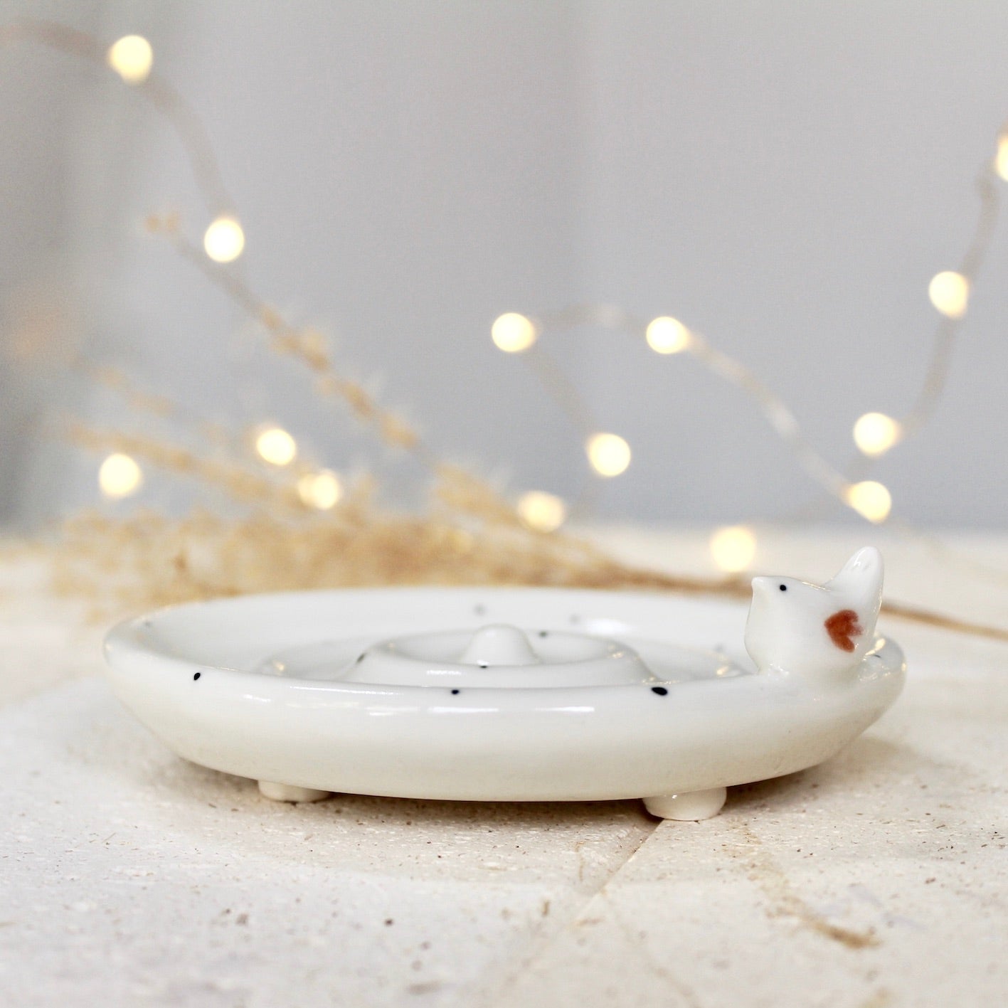 Ceramic Bird Soap Dish and Soap Gift Set