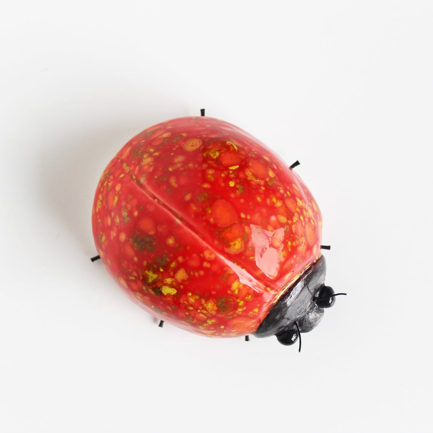 Red Speckled Ladybird Wall Decor
