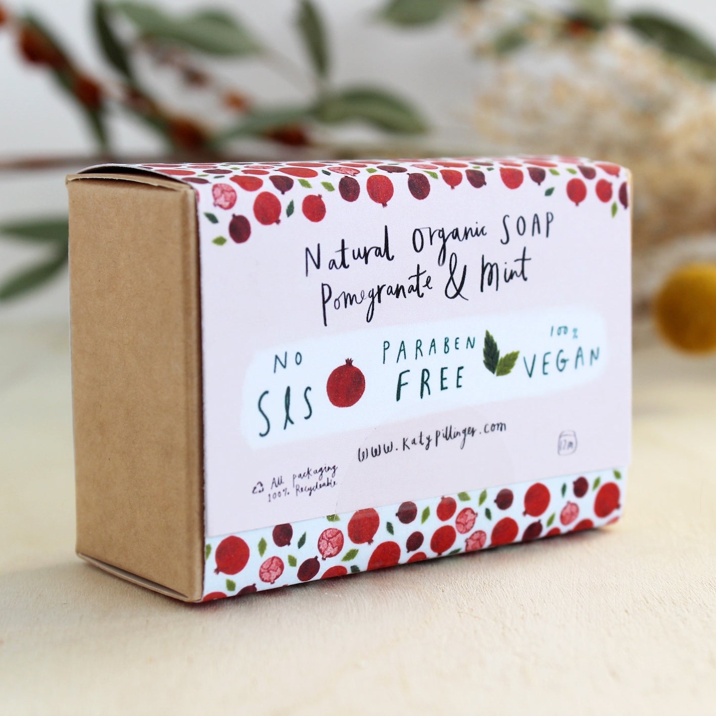 Pomegranate & Mint Organic Soap