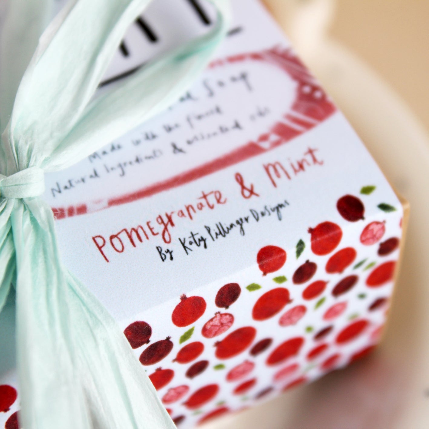 Ceramic Soap Dish & Soap Gift Set