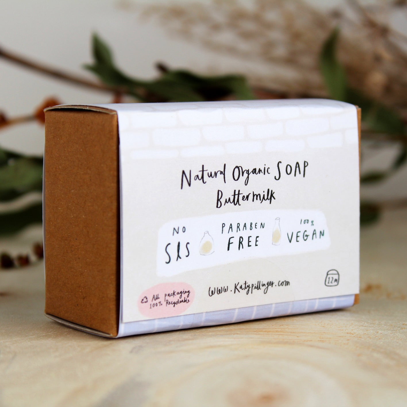 Organic Buttermilk Soap Bar