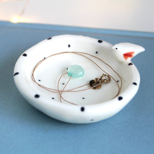 Bird trinket dish