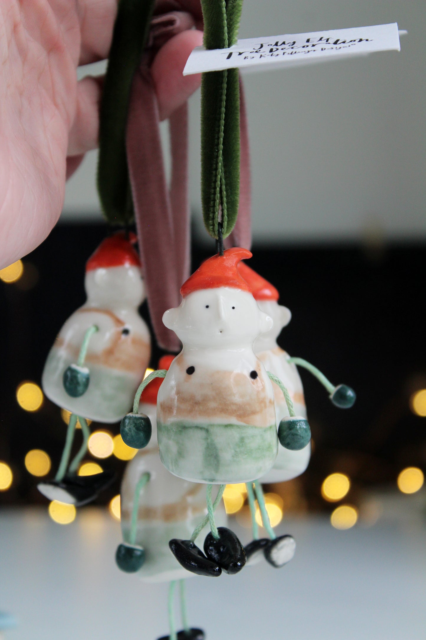 Elf in Lederhosen Christmas Tree Decoration