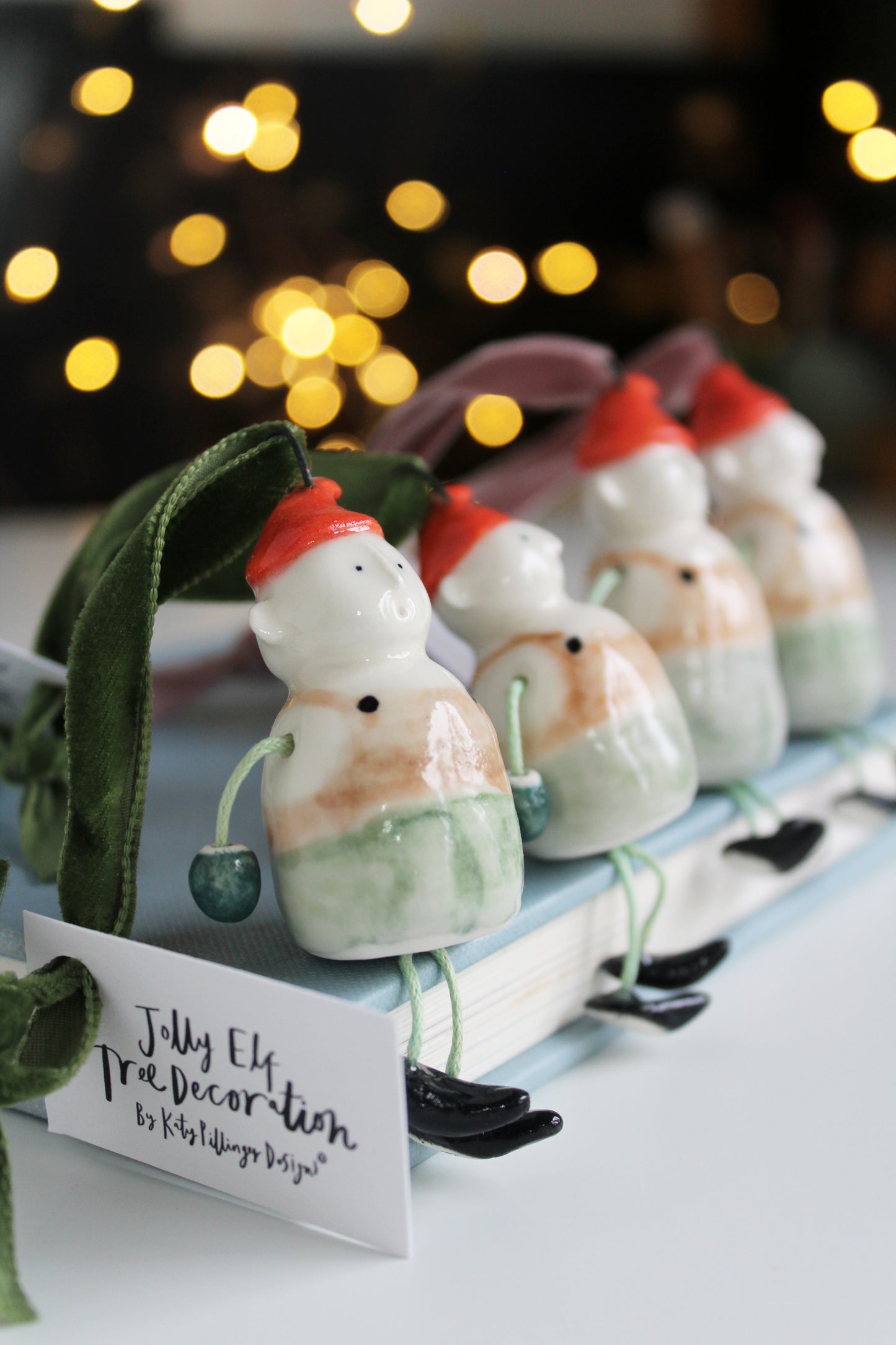 Elf in Lederhosen Christmas Tree Decoration