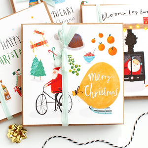 Pack of 6 All things Christmassy Christmas Cards