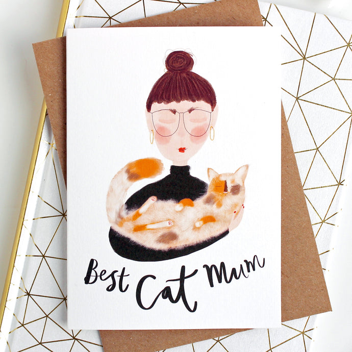 Best Cat Mum Card