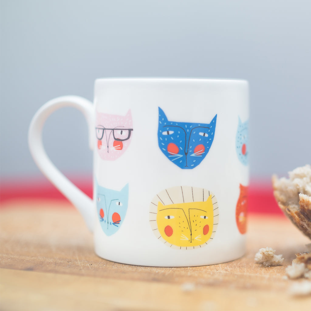 Colourful Cat Mug