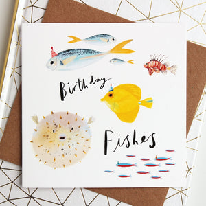Birthday Fishes Card