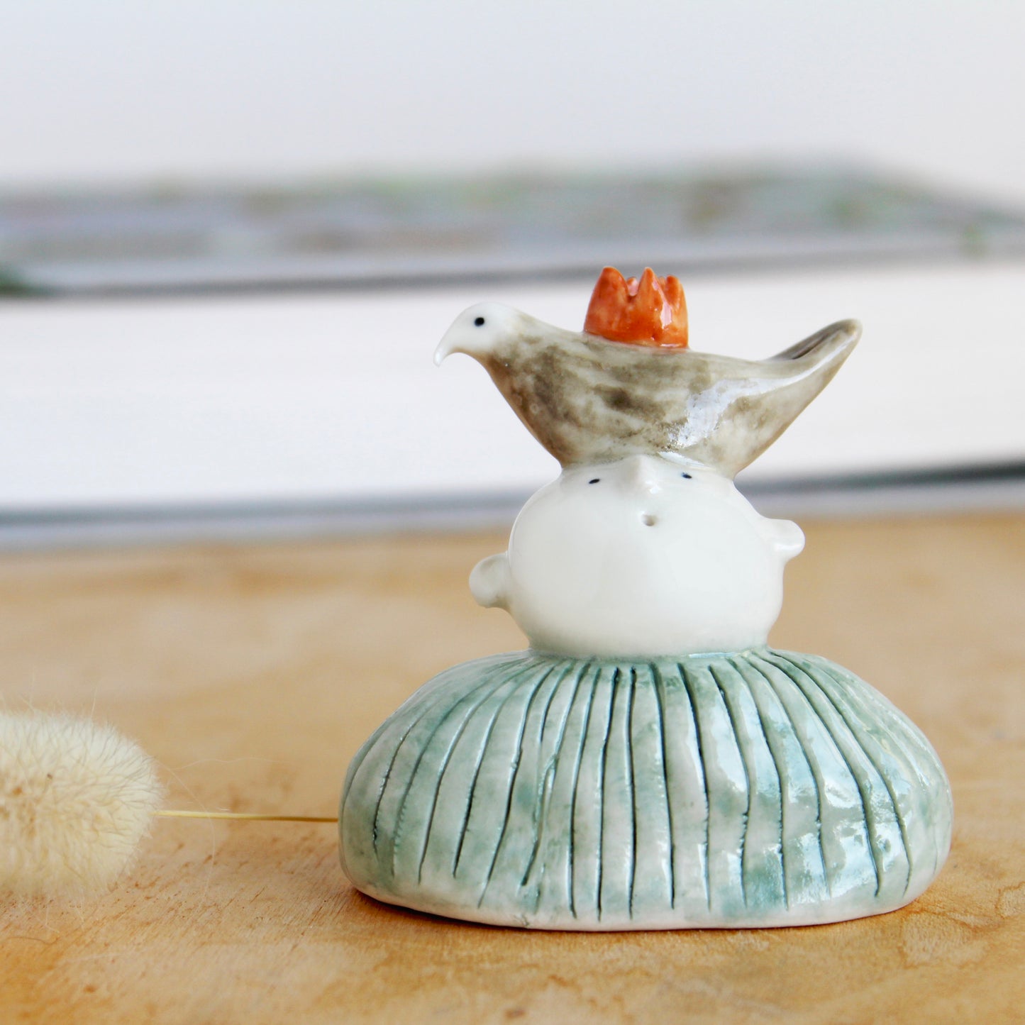 Miniature Ceramic Dried flower Holder