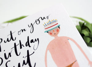 Funny Birthday card for him