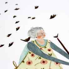 Lady and the Birds Giclée Print