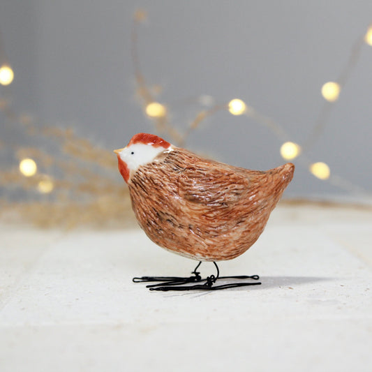 Ceramic common Brown Hen