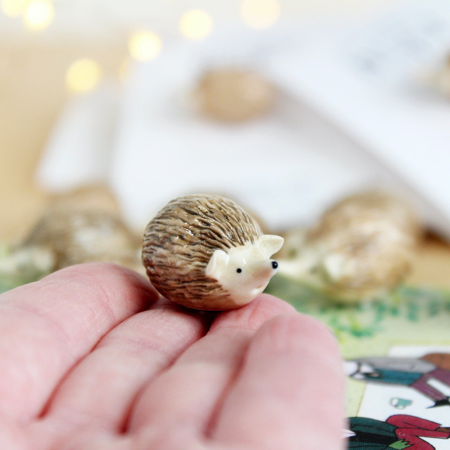 Ceramic Hedgehog Magnet