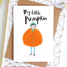 My Little Pumpkin Endearment Card