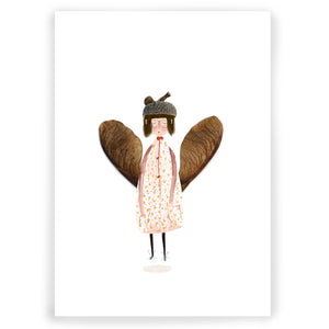Little Pink Fairy A5 Giclée Art Print