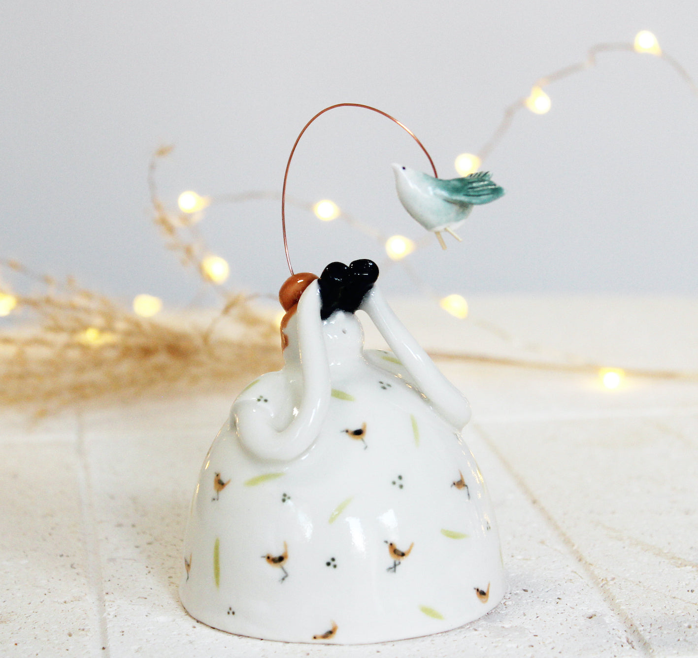 Ceramic Stargazer Bird Watcher