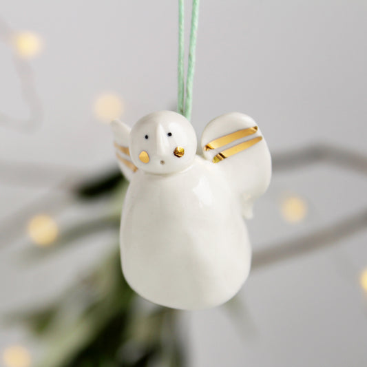 Snow Angel Ceramic Tree Decoration