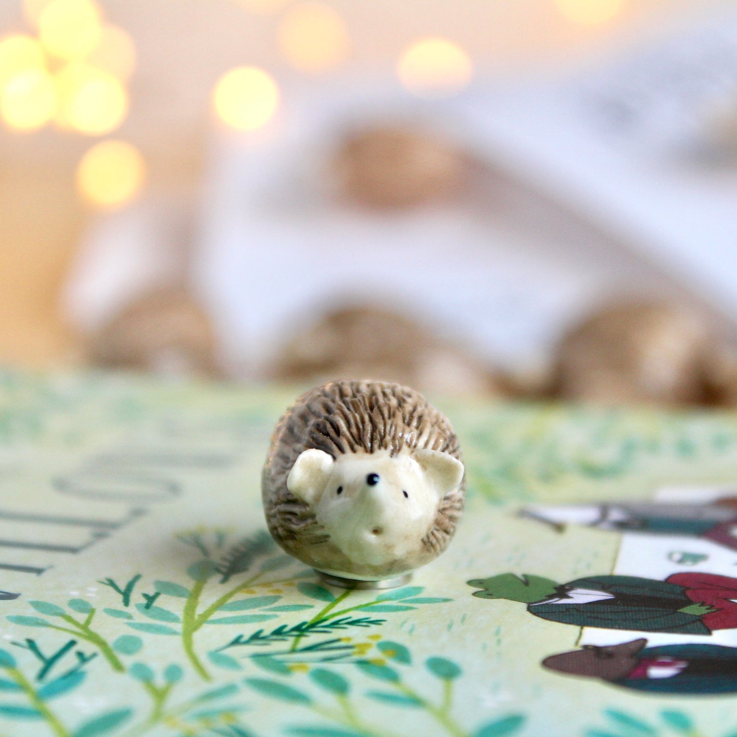 Ceramic Hedgehog Magnet