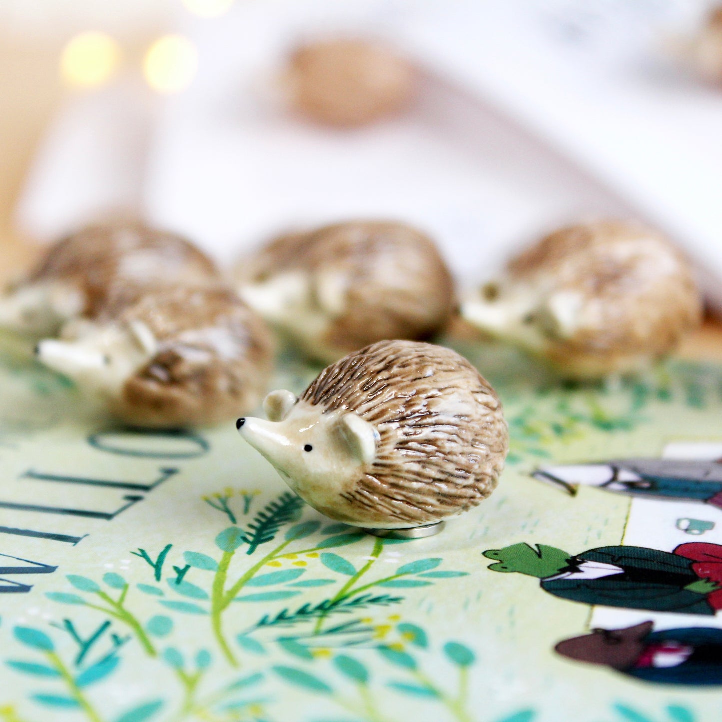 Ceramic Hedgehog Magnet